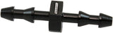3mm Push Lock Barb Joiner Black 1/8" Male To Male Barb AF410-01BLK - Aeroflow