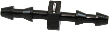 3mm Push Lock Barb Joiner Black 1/8" Male To Male Barb AF410-01BLK - Aeroflow