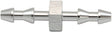 3mm Push Lock Barb Joiner Silver 1/8" Male To Male Barb AF410-01S - Aeroflow