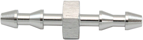 3mm Push Lock Barb Joiner Silver 1/8" Male To Male Barb AF410-01S - Aeroflow