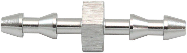 3mm Push Lock Barb Joiner Silver 1/8" Male To Male Barb AF410-01S - Aeroflow