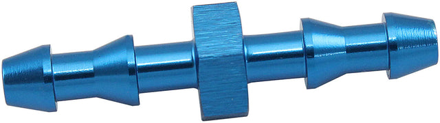 4mm Push Lock Barb Joiner Blue 5/32" Male To Male Barb AF410-02 - Aeroflow