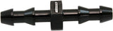 4mm Push Lock Barb Joiner Black 5/32" Male To Male Barb AF410-02BLK - Aeroflow