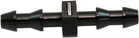 4mm Push Lock Barb Joiner Black 5/32" Male To Male Barb AF410-02BLK - Aeroflow