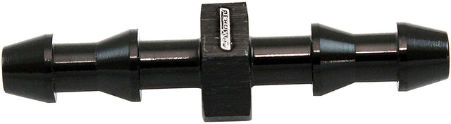 4mm Push Lock Barb Joiner Black 5/32" Male To Male Barb AF410-02BLK - Aeroflow
