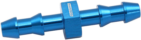 5mm Push Lock Barb Joiner Blue 3/16" Male To Male Barb AF410-03 - Aeroflow