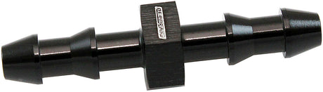 5mm Push Lock Barb Joiner Black 3/16" Male To Male Barb AF410-03BLK - Aeroflow
