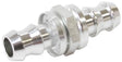 8mm To 3/8" / -6 Push Lock Hosejoiner Silver Male To Male AF410-06-05S - Aeroflow
