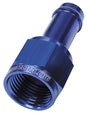 Female -6AN To 5/16" Barb Blue With Tube Nut AF411-06-05 - Aeroflow