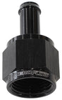Female -8AN To 3/8" Barb. Black With Tube Nut AF411-08-06BLK - Aeroflow