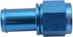 Female -8AN To 5/8" Barb Blue With Tube Nut AF411-08-10 - Aeroflow