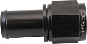 Female -8AN To 5/8" Barb Black With Tube Nut AF411-08-10BLK - Aeroflow