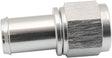 Female -8AN To 5/8" Barb Silver With Tube Nut AF411-08-10S - Aeroflow