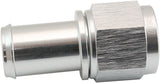Female -8AN To 5/8" Barb Silver With Tube Nut AF411-08-10S - Aeroflow