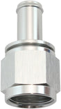 Female -10AN To 1/2" Barb Silver With Tube Nut AF411-10-08S - Aeroflow