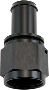 Female -10AN To 5/8" Barb Black With Tube Nut AF411-10BLK - Aeroflow