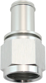 Female -10AN To 5/8" Barb Silver With Tube Nut AF411-10S - Aeroflow