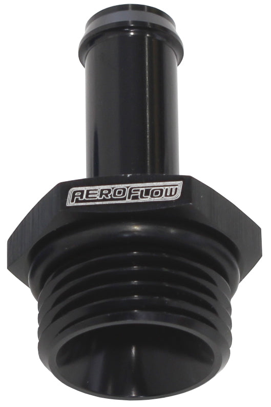 -6ORB To 3/8" Push On Barb Black AF414-06-06BLK - Aeroflow
