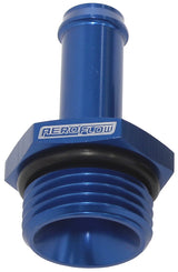 -8ORB To 1/2" Push On Barb Blue AF414-08-08 - Aeroflow