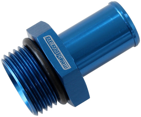 -12ORB To 5/8" Push On Barb Blue AF414-12-10 - Aeroflow