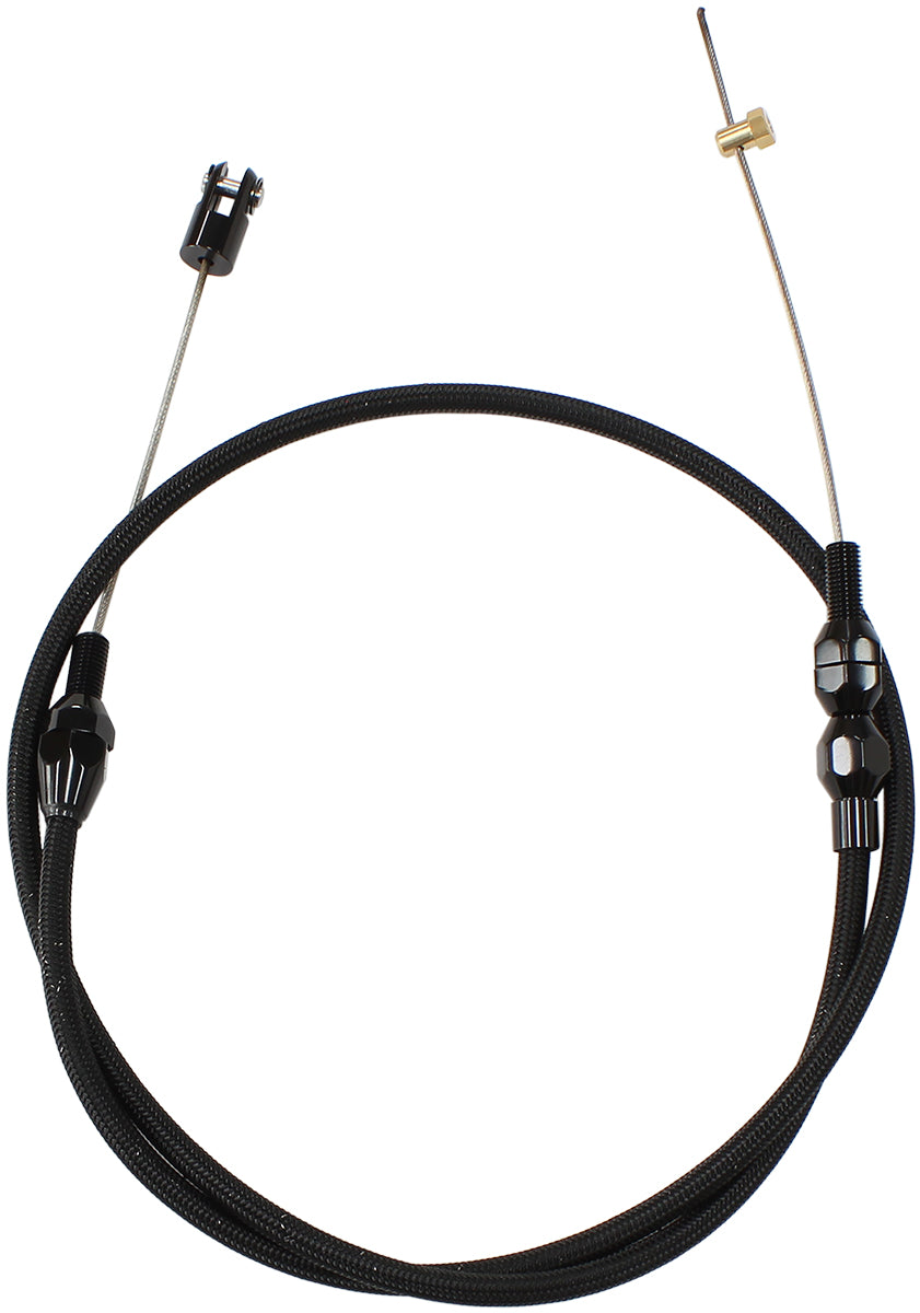 Throttle Cable Stainless Steel 36" 91cm Long Black S/S AF42-1101 Blk AF42-1101BLK - Aeroflow