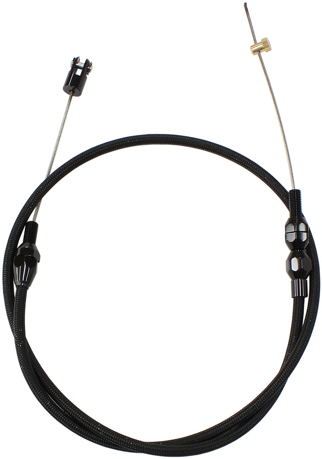 Throttle Cable Stainless Steel 36" 91cm Long Black S/S AF42-1101 Blk AF42-1101BLK - Aeroflow