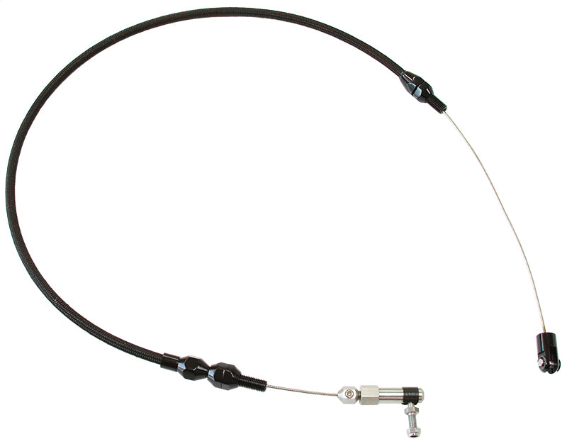Throttle Cable Stainless Steel 60" 152cm Long Black S/S AF42-1103 Blk AF42-1103BLK - Aeroflow