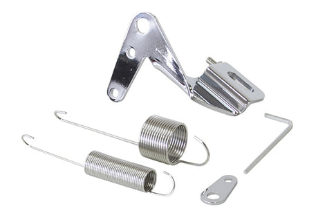 Throttle Cable Bracket Kit With Return Spring, Chrome AF42-1104 - Aeroflow