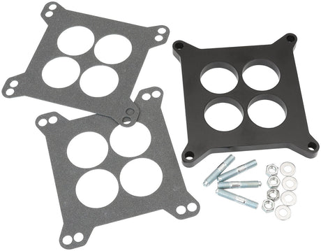 Carburettor Phenolic 1/2" Hole 4 Spacer Black 4150 Carby AF42-9138 - Aeroflow