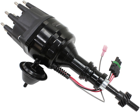 SB Ford 289 302W Ready To Run Dist, Vac Adv SBF Black Cap AF4210-8352BLK - Aeroflow