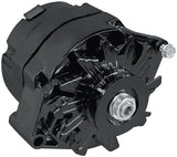GM Black 120 Amp 1 Or 3 Wire Chev Style Alternator V Belt Pulley AF4270-1120 - Aeroflow