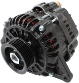 Mitsubishi 4G63 130A High Output Alternator Black AF4275-1500 - Aeroflow