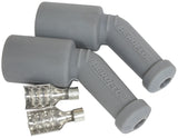 Coil Boots & Terminals LS 45 Deg 2 Boots, Terminal Grey AF4530-3304 - Aeroflow