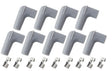 9 x Spark Plug Boots, Terminals 90 Deg. 9 Boots & 9 Terminals AF4530-8850 - Aeroflow