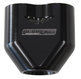 -10AN To 2x -8AN Female ORB U Block Black AF455-10-08 Blk AF455-10-08BLK - Aeroflow
