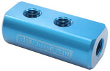 Compact Distribution Block 1 In, 4 Out All Ports 1/8" NPT AF456-01-04 - Aeroflow