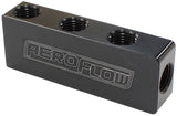 Compact Distribution Block 1 In, 6 Out All Ports 1/8" NPT AF456-01-06BLK - Aeroflow