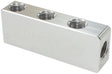 Compact Distribution Block 1 In, 6 Out All Ports 1/8" NPT AF456-01-06S - Aeroflow