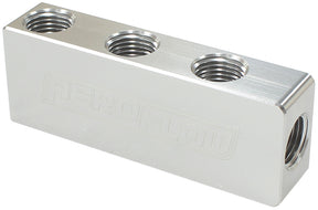 Compact Distribution Block 1 In, 6 Out All Ports 1/8" NPT AF456-01-06S - Aeroflow