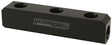 Fuel Block, Log Type -12ORB Black 2 x -12 Side, 2X -12 Top AF457-12BLK - Aeroflow