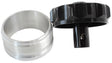 2" Aluminium Weld Bung And Cap Black With Roll Over Valve AF460-32-RV-BLK - Aeroflow
