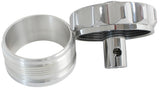 2" Aluminium Weld Bung And Cap Polished With Roll Over Valve AF460-32-RV-P - Aeroflow