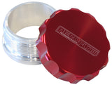 2" Aluminium Weld Bung And Cap Raw Weld On / Red Cap AF460-32R - Aeroflow