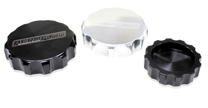 Radiator Cap Cover Small Style Cap Raw Alloy AF463-0032 - Aeroflow