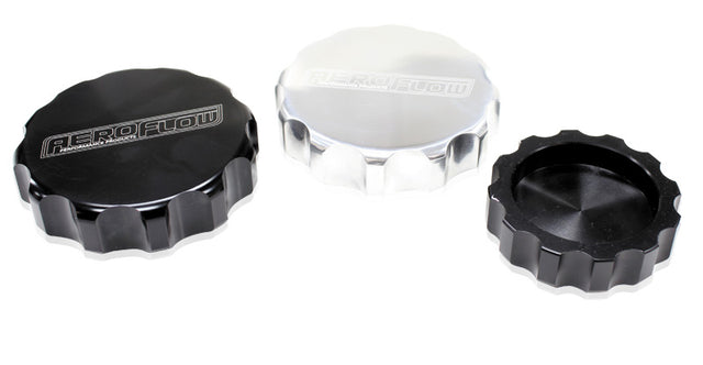 Radiator Cap Cover Small Style Cap Raw Alloy AF463-0032 - Aeroflow