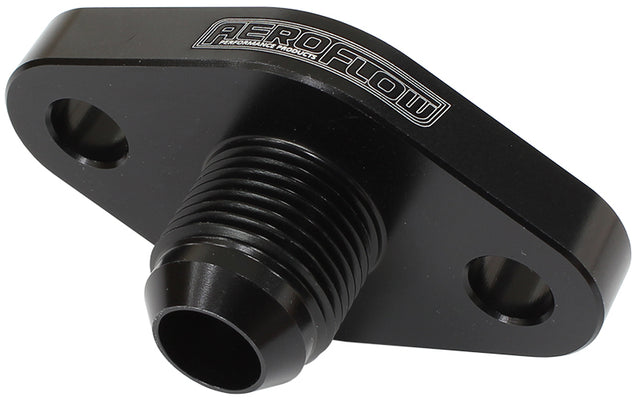 Turbo Drain Adapter -10AN 52.4mm Hole Centres Oring Seal AF463-07 - Aeroflow
