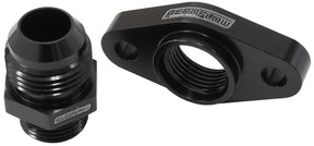 Turbo Drain Adapter -12AN Male 51mm Hole Centres O-Ring Seal AF463-14 - Aeroflow