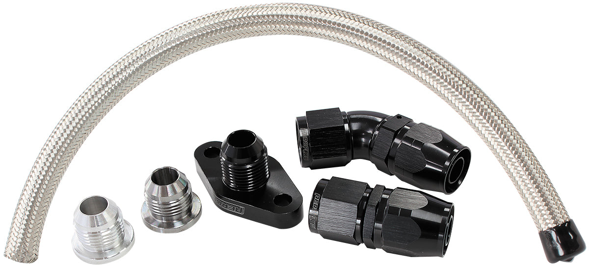 Universal Turbo Drain Kit Suits Turbo With 51mm Centres AF463-22 - Aeroflow
