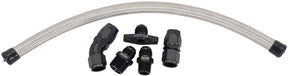 Nissan RB Sr Turbo Drain Kit High Mount Turbo Only CA18 SR20 RB26 RB25 RB20 AF463-23 - Aeroflow