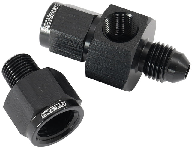 Ford Barra 4.0L Territory Oil Pressure Switch Adapter AF463-25 - Aeroflow